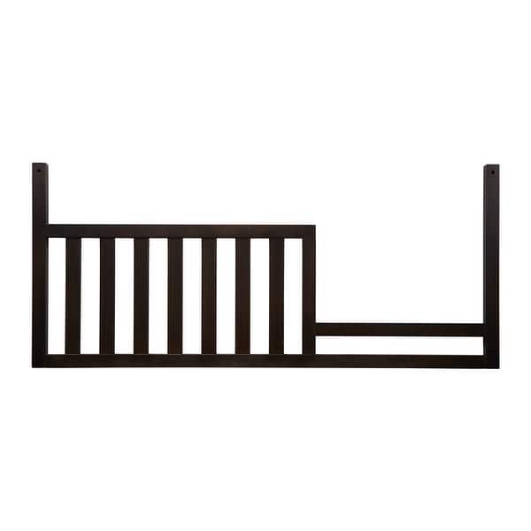 slide 2 of 4, Baby Cache Glendale Toddler Guard Rail Charcoal Brown