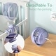 preview thumbnail 8 of 6, USB Rechargeable Handheld Cooling Fan for Travel - No Size