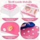 preview thumbnail 51 of 53, Costway Kids Vanity Table & Stool Set with Cute Polka Dot Print - See Details