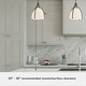 preview thumbnail 14 of 13, Hunter Arcelia 1-Light 12" Pendant - Modern, Contemporary, Transitional - Kitchen, Island, Dining Room, Entry.