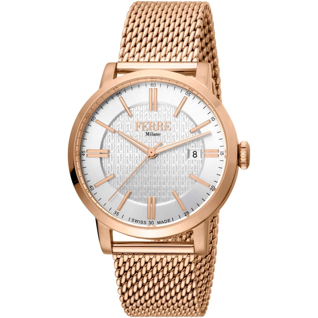 Ferre Milano Men's Classic White Dial Watch - FM1G156M0061 - 6 (36)