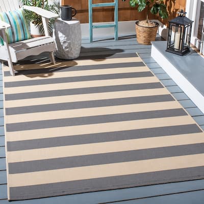 SAFAVIEH Courtyard Apolonija Indoor/ Outdoor Waterproof Backyard Patio Rug