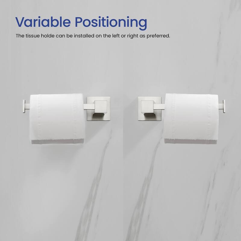 Cube 4-Piece Bathroom Hardware Set