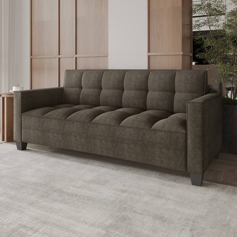 CraftPorch Chic Modern Linen Upholstered Sofa
