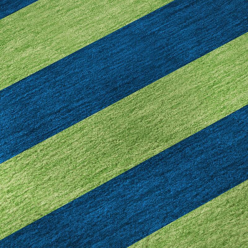 Premium Washable Super Soft Cabana Stripe Mayfield Rug