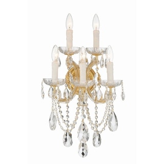 Crystorama Lighting Group Maria Theresa 5 Light 13-1/2" Wide Wall