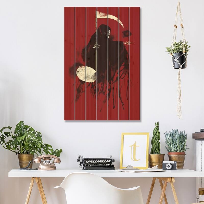 Death Note Print On Wood by Tobias Fonseca - Multi-Color