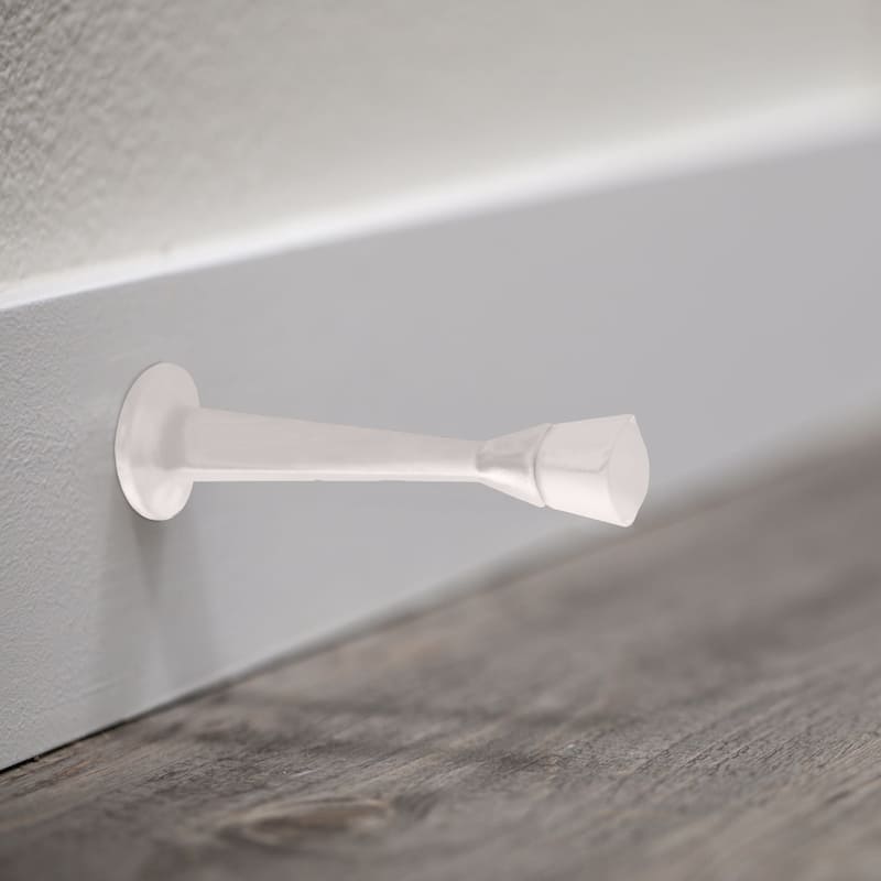 Design House 188250 3-1/8" Baseboard Mounted Rigid Door Stop - Pack of