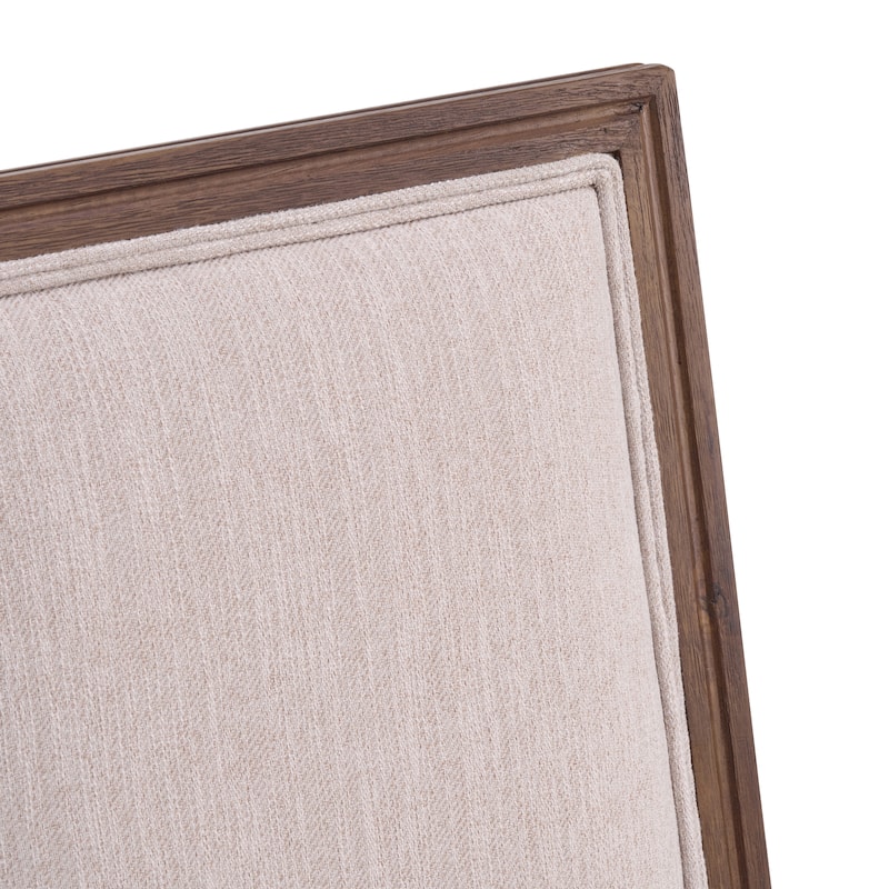 Christopher Knight Home - French Country Dining Chairs Set with Upholstered Backrest & Upholstered Seats with Fluted Legs