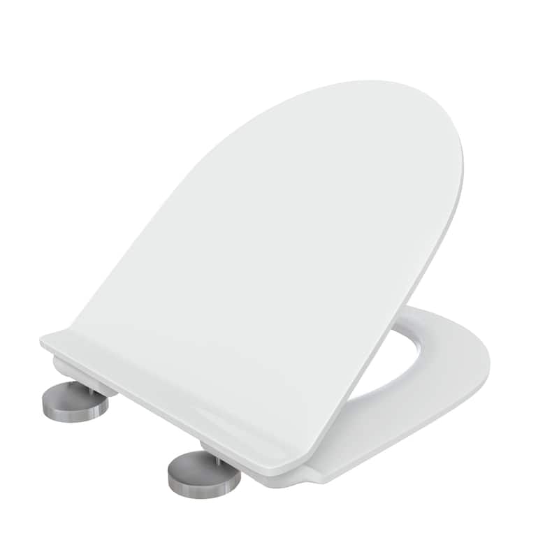 Back To Wall Quick Release Toilet Seat - 17.72" x 14.37" 2.05"