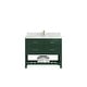 preview thumbnail 101 of 128, Willow Collections 42 x 22 Parker Single Bowl Sink Bathroom Vanity with 2 in Quartz