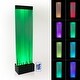 preview thumbnail 2 of 10, Alpine Corporation 72"H Indoor Bubble Wall Fountain with Color-Changing LED Lights and Remote, Black