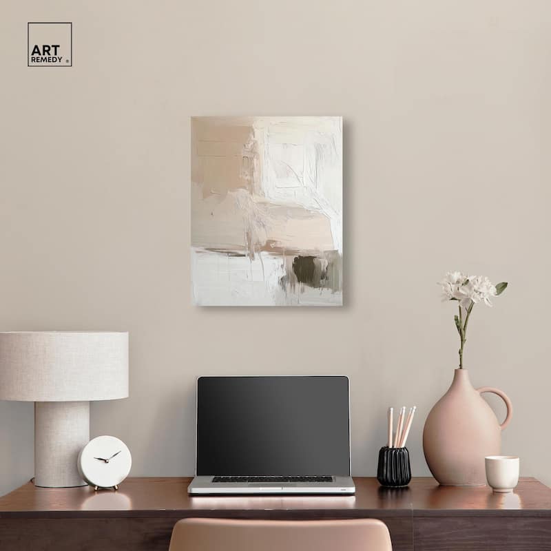 Gentle Strokes of Nature I Canvas by Art Remedy, Gallery Wrapped