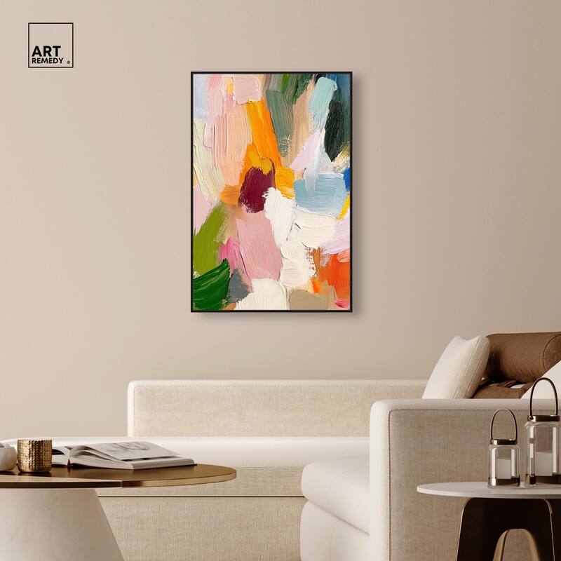 Chromatic Surge IV Canvas by Art Remedy