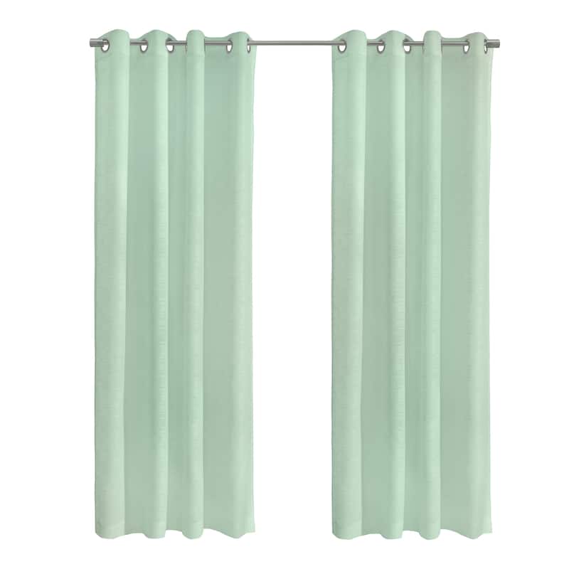 Boucle Sheer Grommet Curtain Panel