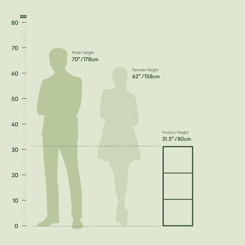 3-Tier Open Shelf Bookcase Compact Storage Organizer with Simple Design for Living Room or Office Décor