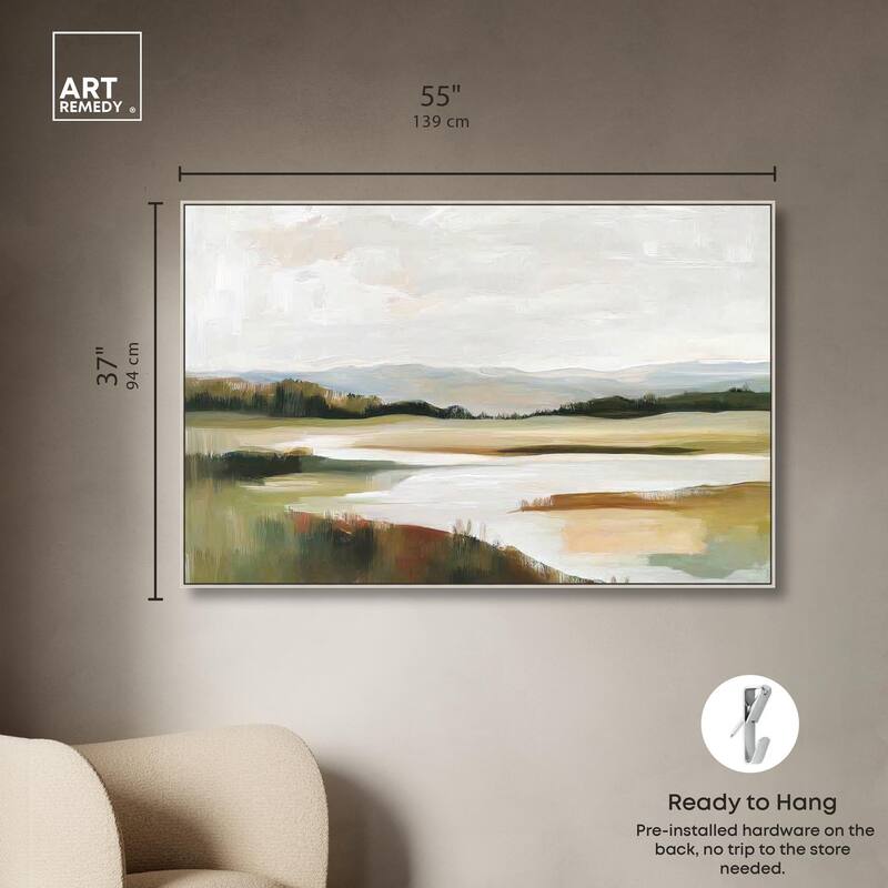 Verdant Valley Canvas by Art Remedy