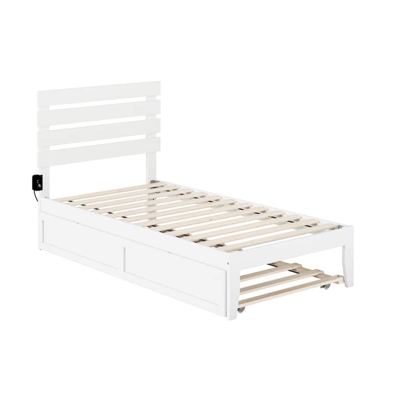 Oxford Bed with USB Turbo Charger and Twin Trundle