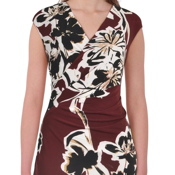 ralph lauren floral jersey dress