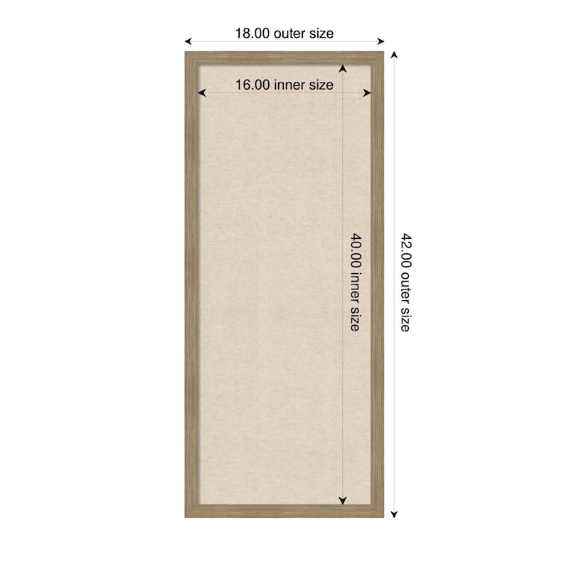 Kate and Laurel Pinboard Neutral Linen