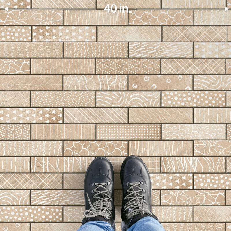 Merola Tile Atlas Brick Essence Cotto 2-3/8" x 9-3/4" Porcelain Floor and Wall Tile