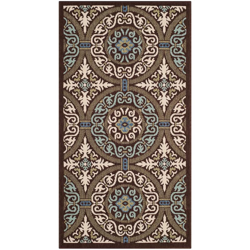 SAFAVIEH Veranda Rexhie Indoor/ Outdoor Waterproof Patio Backyard Rug