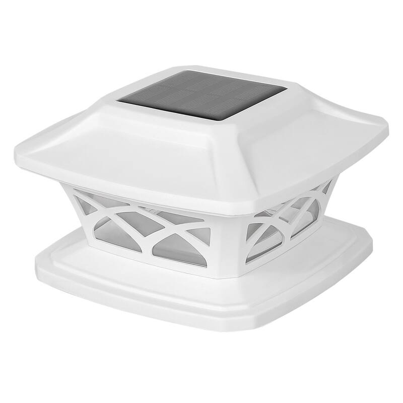 Solar Powered Integrated LED Fence Post Cap Light