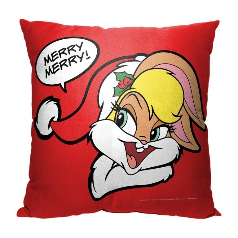 Warner Brothers Looney Tunes Merry Lola 18 Inch Throw Pillow