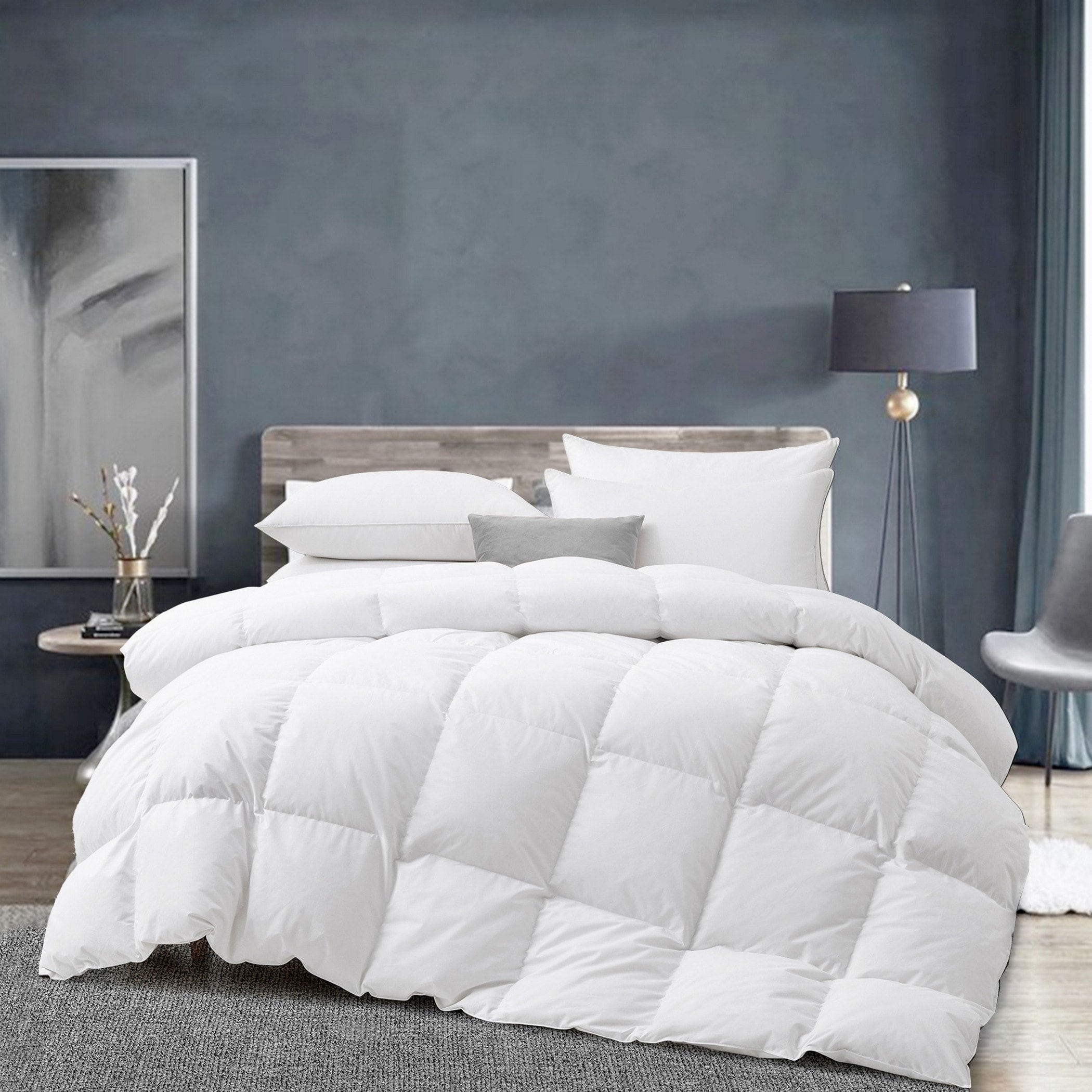 True North by Sleep Philosophy Level 1 Down Comforter, King, White