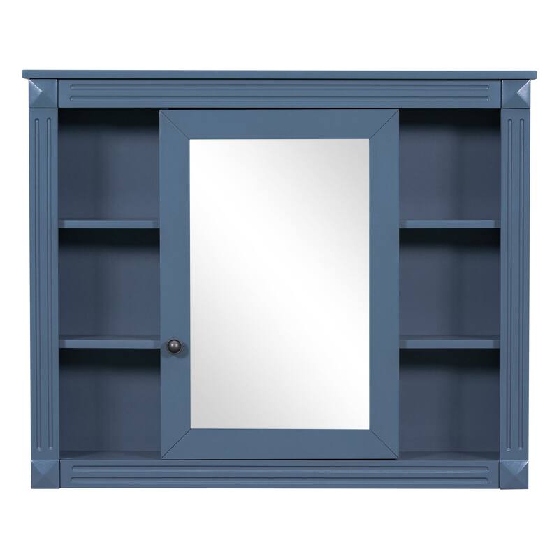 36'' Freestanding Bathroom Vanity Set with Mirror Cabinet