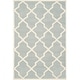 preview thumbnail 70 of 84, SAFAVIEH Handmade Chatham Eppie Modern Moroccan Wool Rug 4' x 6' - Grey/Ivory - Rectangle
