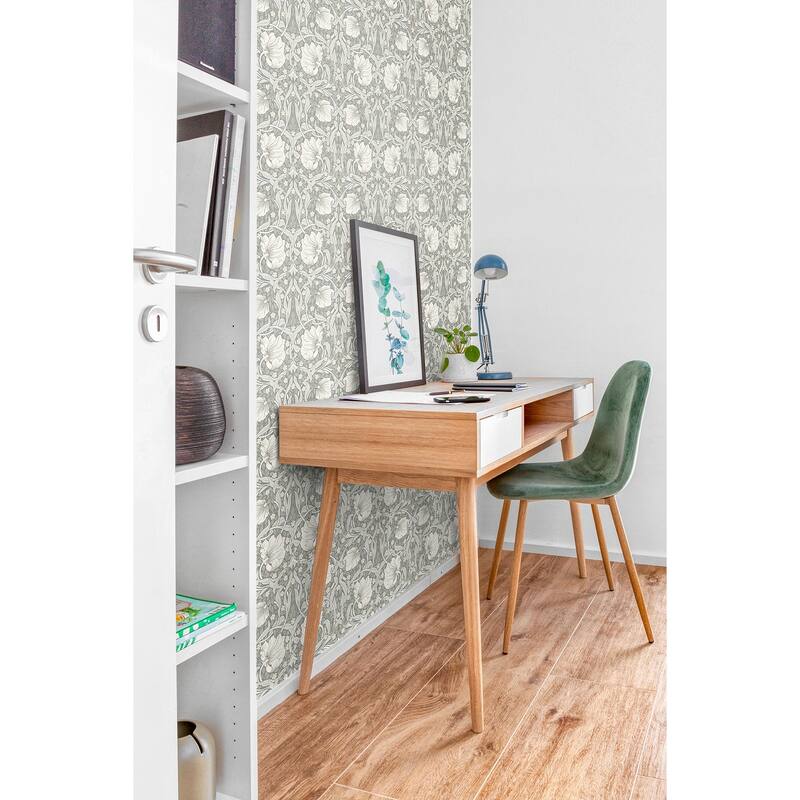 NextWall Pimpernel Floral Peel and Stick Wallpaper