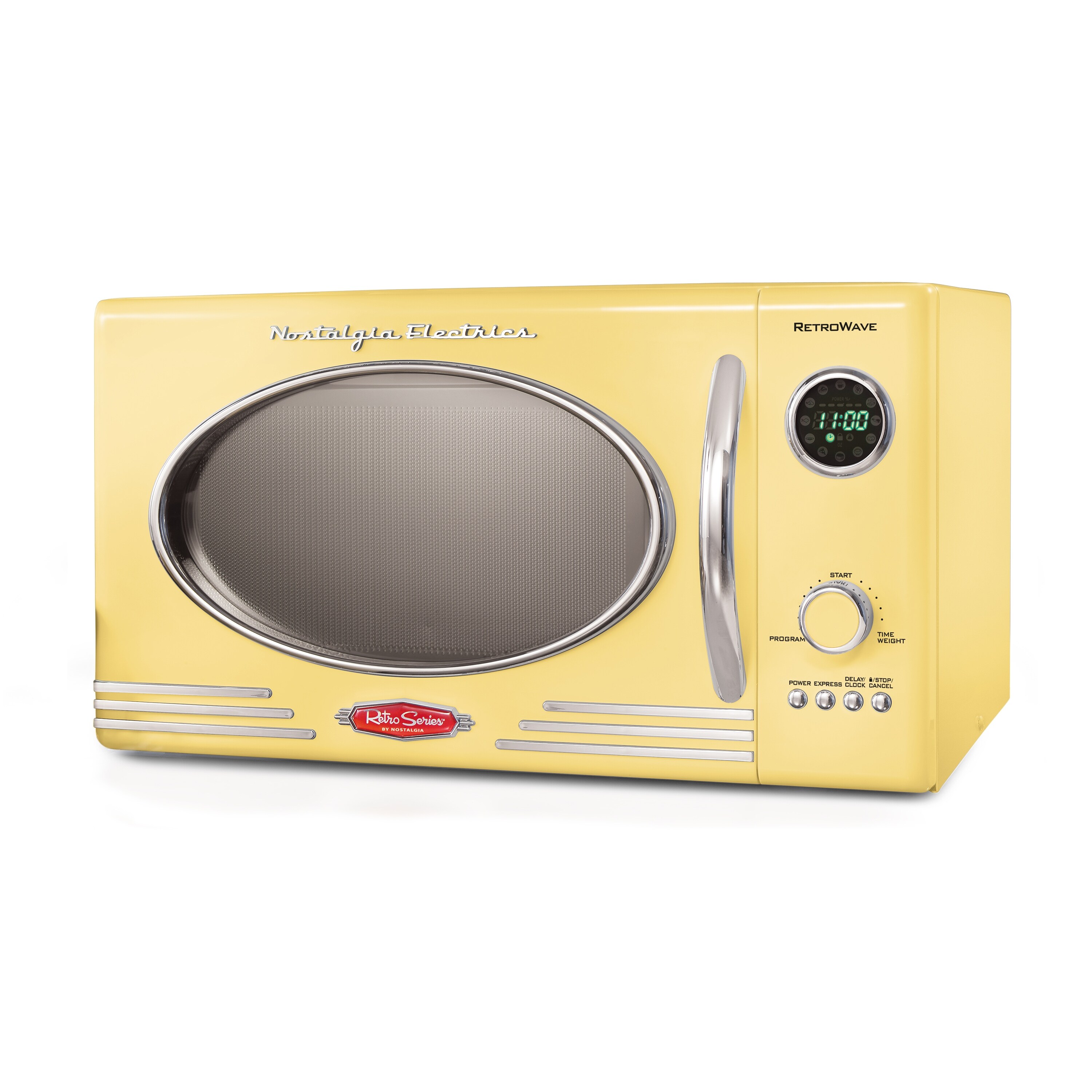 Nostalgia Retro Microwave Oven - .9 Cu. Ft. Yellow