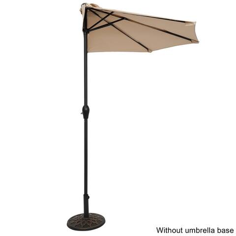 Patio Central Umbrella Cantilever Umbrella Rust Proof Iron