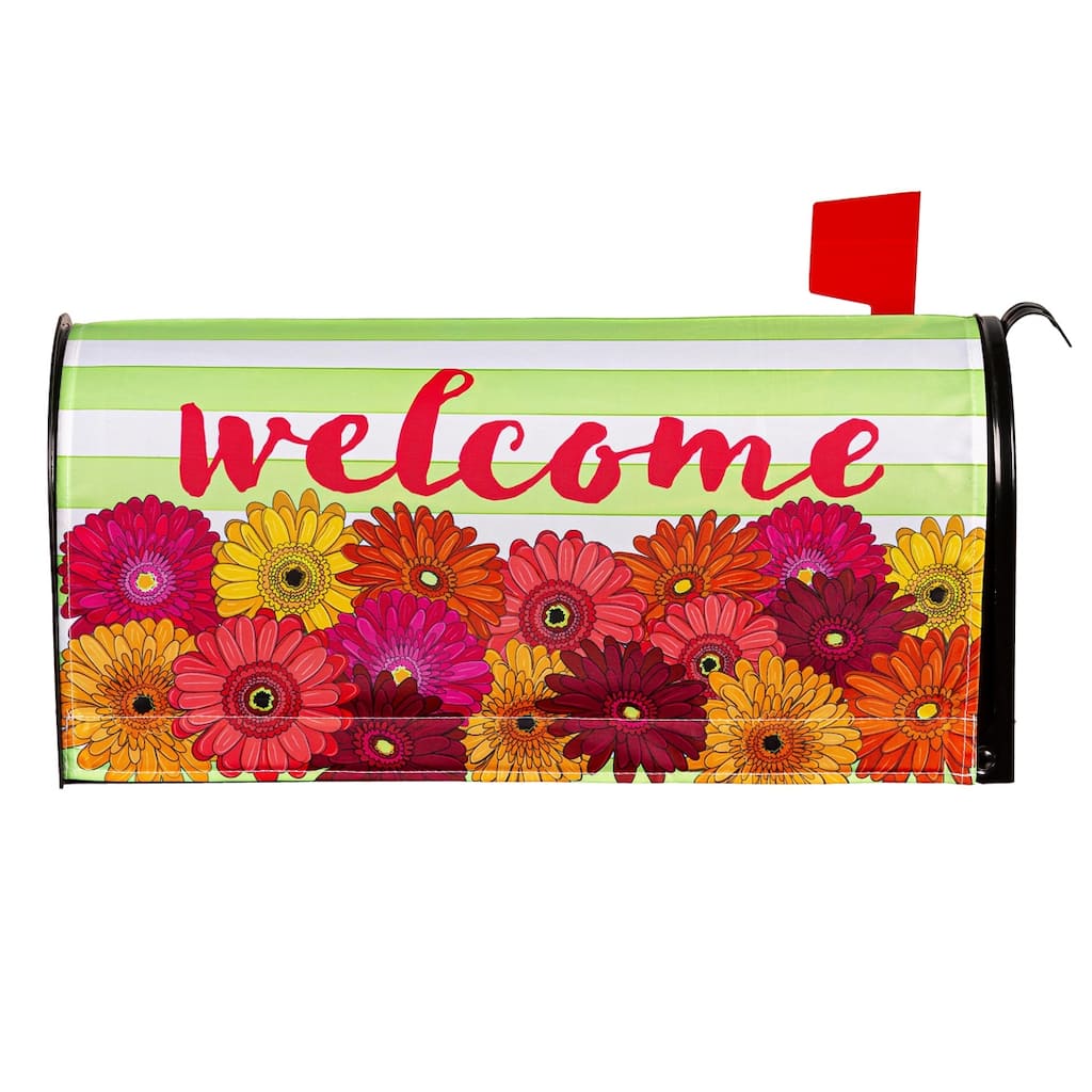 Gerbera Daisies Bouquet Mailbox Cover