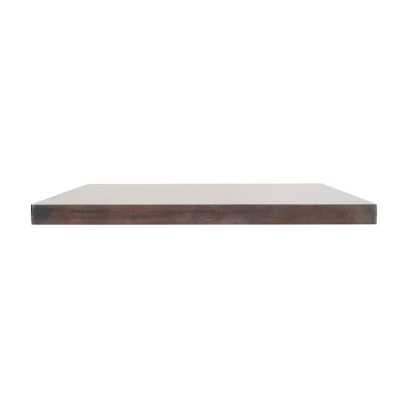 Commercial Solid Wood Tabletop with Support Bars for Indoor Use