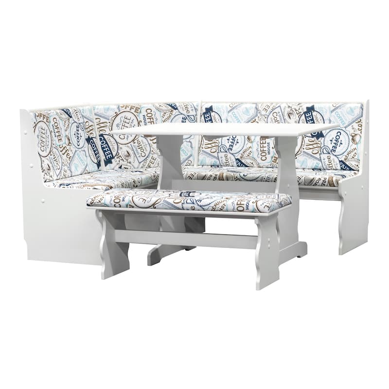 Hannah Breakfast Nook 3-piece Dining Set