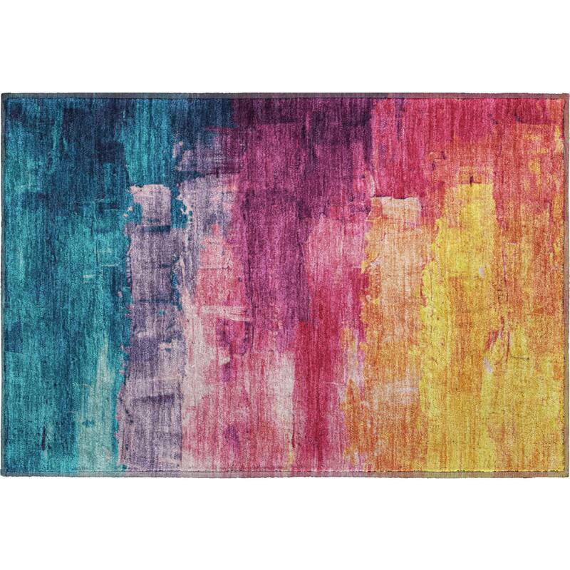 Premium Washable Super Soft Modern Brushstrokes Mayfield Rug