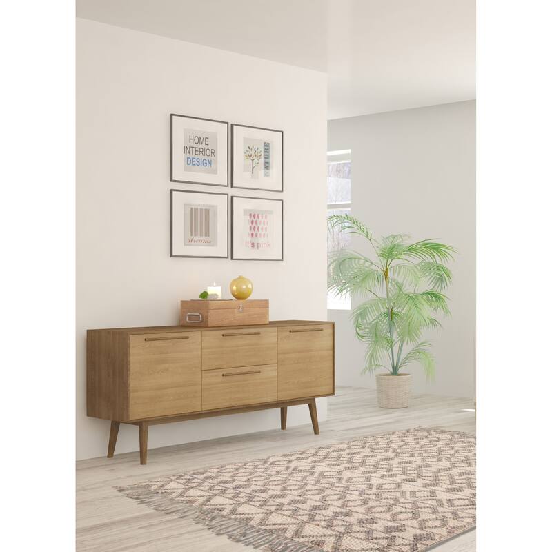 ECARPETGALLERY Braid weave Sienna Grey Wool Rug - 5'3 x 7'7