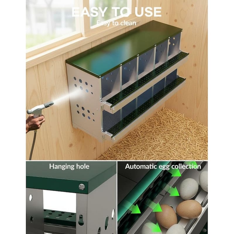 Chicken Nesting Boxes, with 10 Compartment