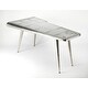 preview thumbnail 3 of 6, Butler Midway Silver Aluminum/MDF/Steel/Wood Aviator Desk