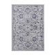 preview thumbnail 1 of 5, LOOM & LUXE Blue/Silver Collection Oriental Non-Shedding Area Rug 120" D x 93" W x 0.35" H