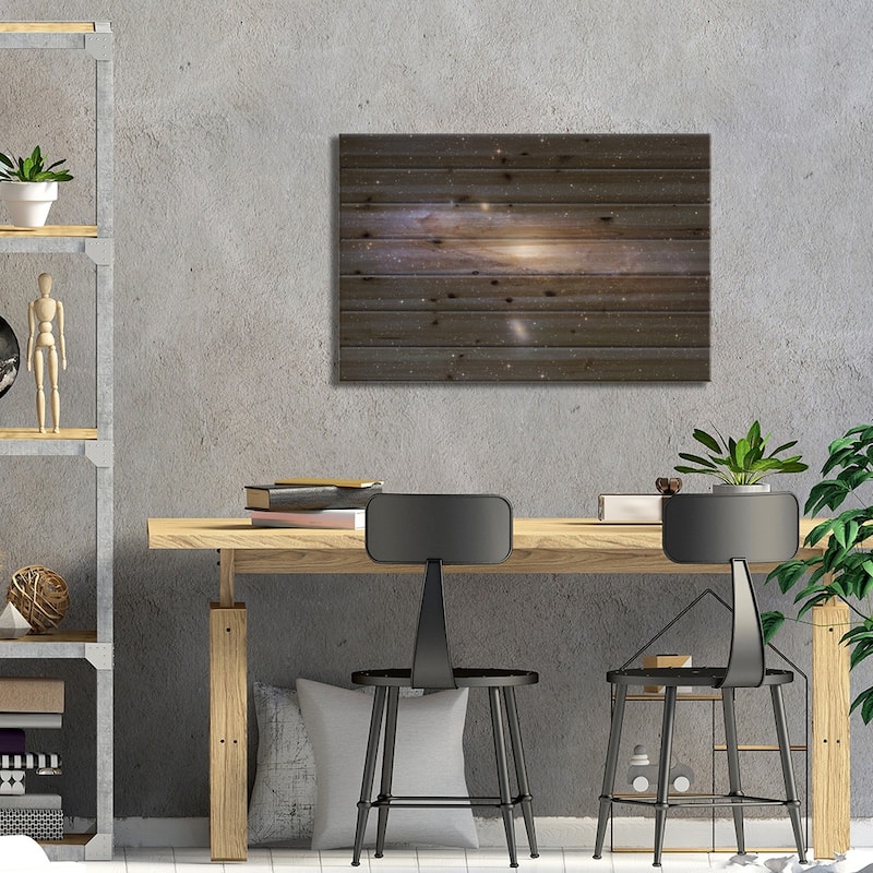 M31, Andromeda Galaxy Mosaic I Print On Wood by Robert Gendler - Multi-Color