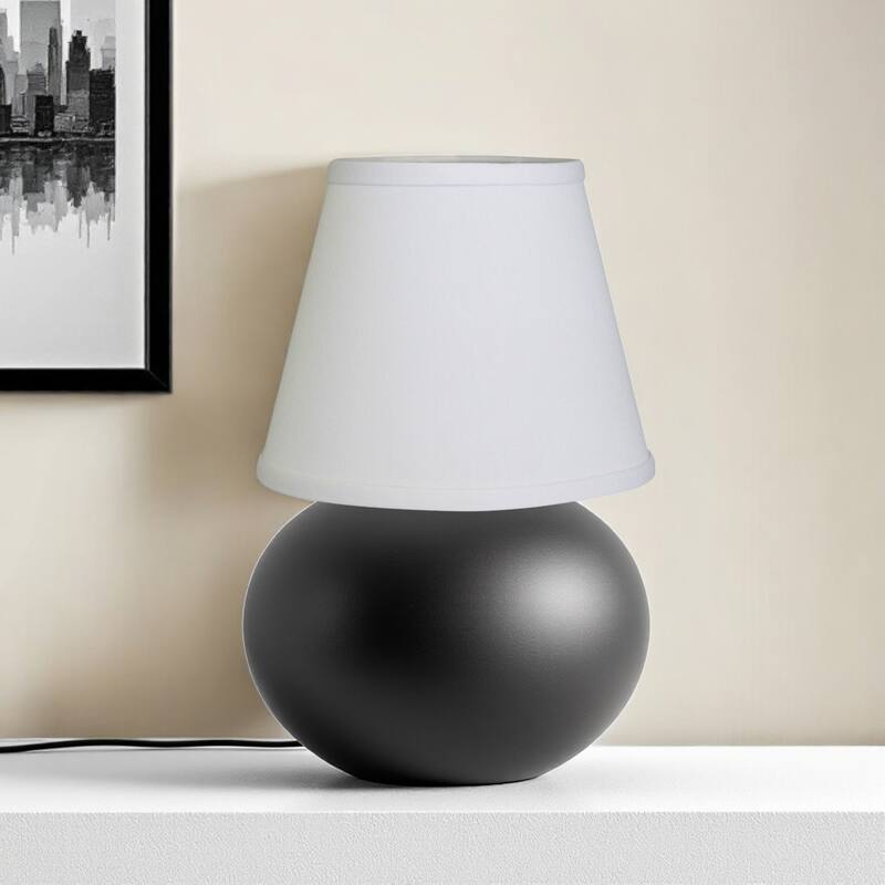 HomeRoots White No Slub Innsbruck Empire Lamp Shade - 8" L x 8" W x 6.5" H