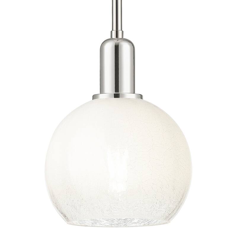 Innovations Lighting 716-1S-G483-8OP Brookhaven Globe 8" Wide Mini - Polished Nickel