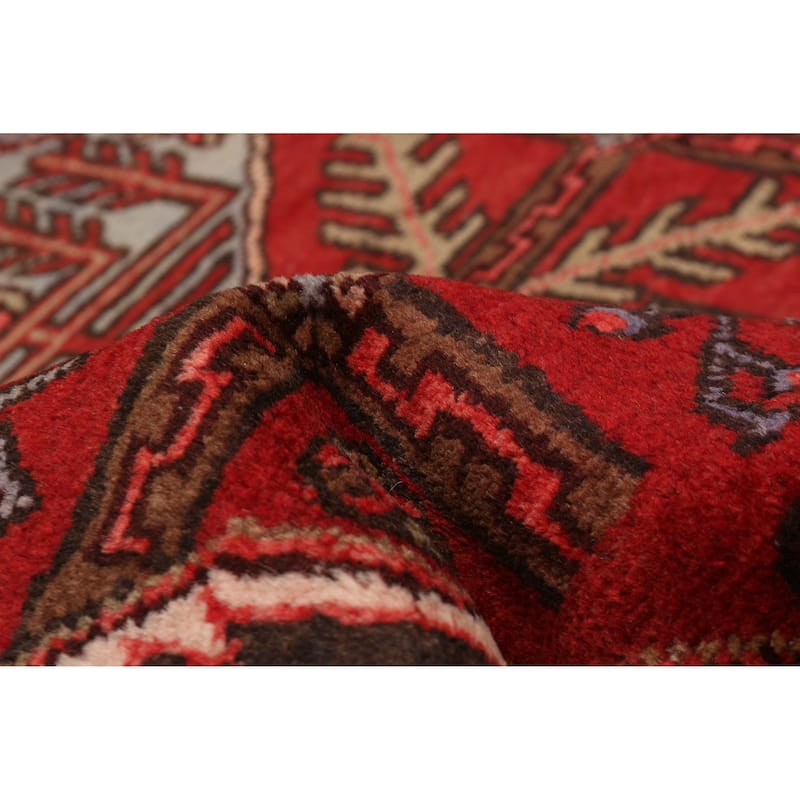 ECARPETGALLERY Hand-knotted Anadol Red Wool Rug - 3'8 x 9'6