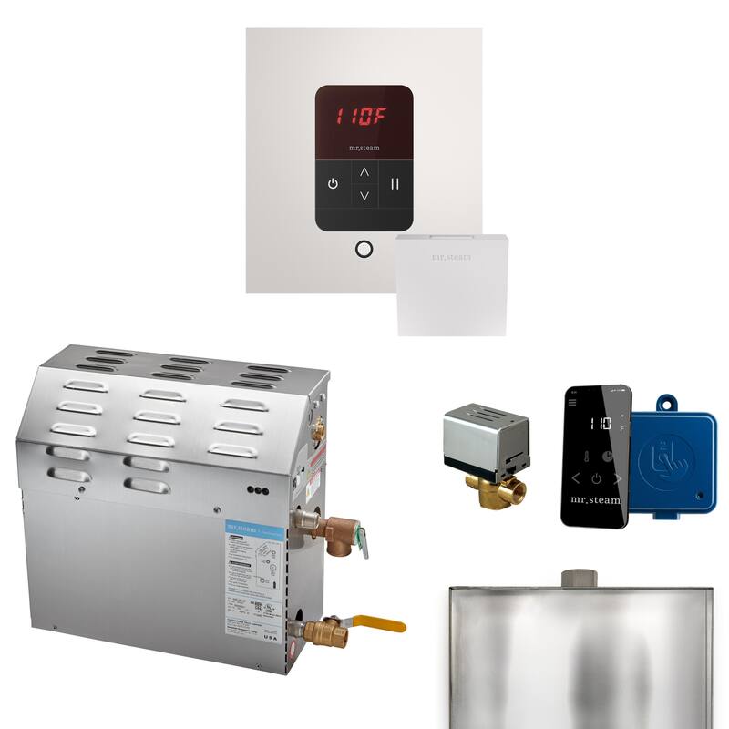 Mr Steam R05C1ABN0000 MS 5 kW (5000 W) Steam Shower Generator Package - White