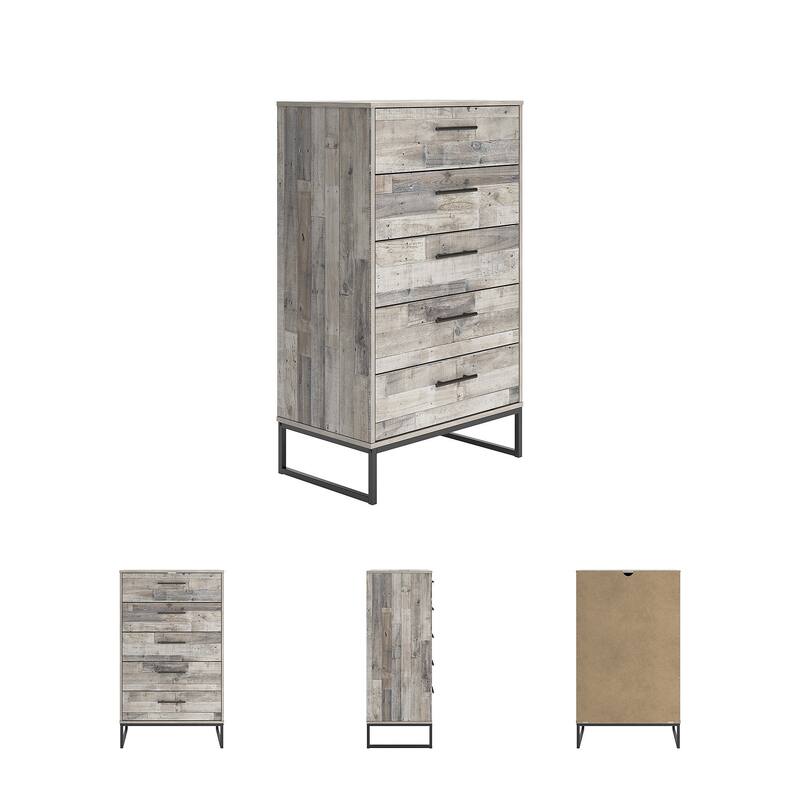 Ashley Furniture Neilsville Whitewash Chest of Drawers