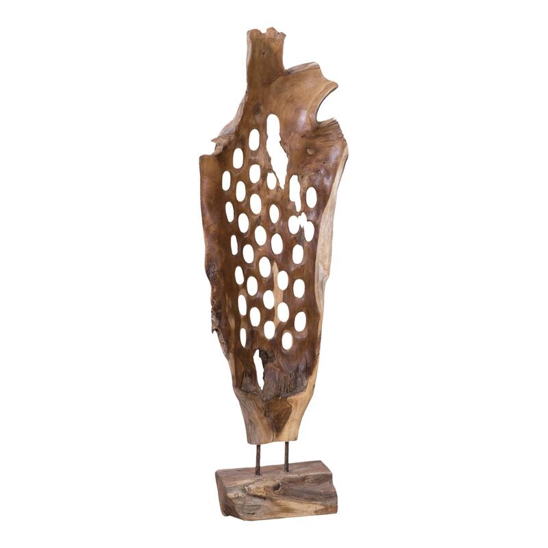 Elk Home Teak Root Natural Wood 16 Inch Wide Sculpture