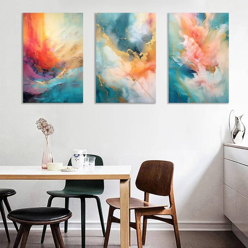 Abstract Canvas Wall Art Colorful Picture Painting